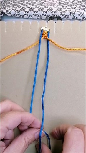 TUTORIAL 👆Woven Rat Tail Thread Bracelet