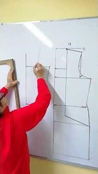 Princess Style Dress Pattern, Square Neckline, in Two Colors, with my simplified Marol method