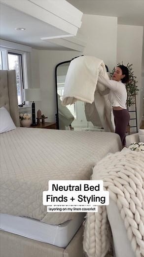 Neutral Bedding Favorites for Spring/Summer Styling