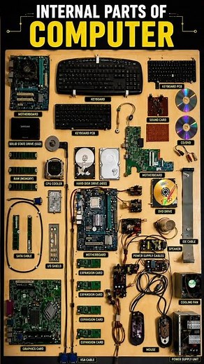 045 🔥 What's Inside a Computer? Internal Parts Explained for Beginners 💻