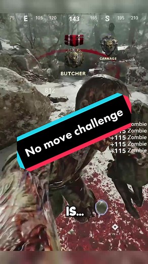 Satchino No Move Challenge in COD Zombies