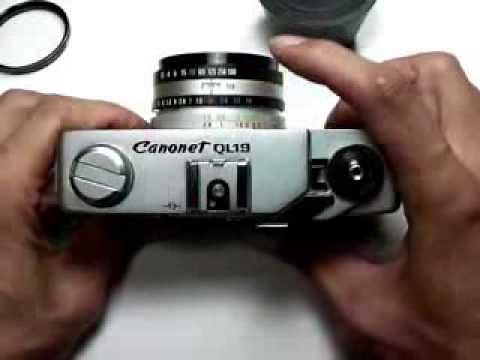 キャノン ニューキャノネットQL19の使い方 CANON NEW CANONET QL19 How to use 1970s Rangefinder camera