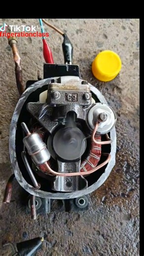 866K views · 6.5K reactions | The inner components of a refrigerator compressor ✅ https://www.tiktok.com/@refrigerationclass?_t=ZM-8uJM6TWkGkn&_r=1 Refrigeration class ♥️ #hvac #refrigerationequipment #refrigerationsystems #compressor | Refrigeration class | Facebook