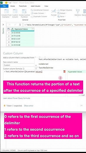 Learn Power Query Text.AfterDelimiter Function