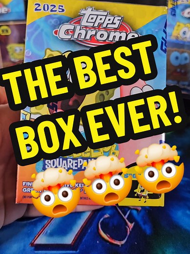 Best Box Ever! Unboxing Topps Chrome SpongeBob