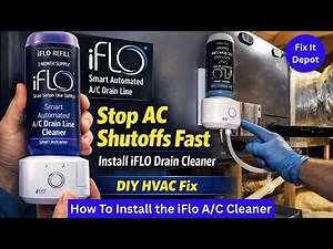 How to install the iFlo Automated A/C Drain Line Cleaner