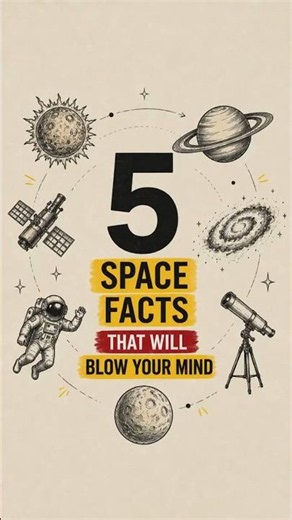 🚀 5 Mind-Blowing Space Facts You Need to Know!