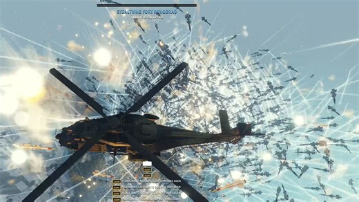 【BRM5】震撼首发。RGE2.2更新后 我在fort放了10k 个AA炮 驾驶NH90撒热诱弹🔥🔥🔥（非常非常非常震撼 拿电脑命换来的）