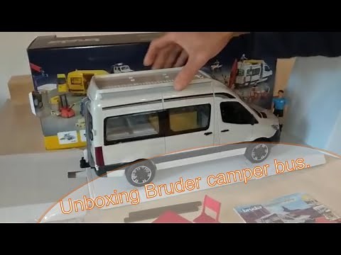 Bruder camper bus art. 02672 unboxing video