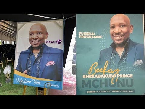 UKhozi FM Presenter Bheka Mchunu funeral