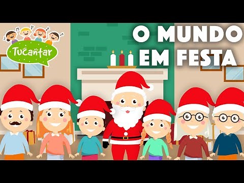 O mundo em festa (Música de Natal) 🎄 | Tucantar - Música Infantil