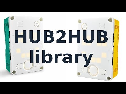 Bluetooth connection between several LEGO Mindstorms Robot Inventor hubs (Hub2Hub BLE) [English|HD]
