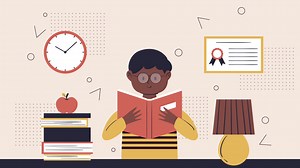 Student Reading at Home | Free Stock Video Footage