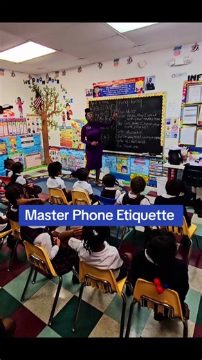 Pre-Ks LEARNING PHONE ETIQUETTE! Today, our superstars learned phone etiquette. I'm so proud of them. This is a skill that everyone should master and practice. This is called effective communication. #lifeskills #etiquette #effectivecommunication #phoneetiquette phoneetiq