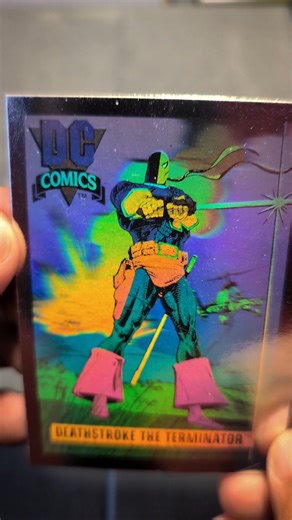 1991 DC Cosmic Deathstroke Hologram