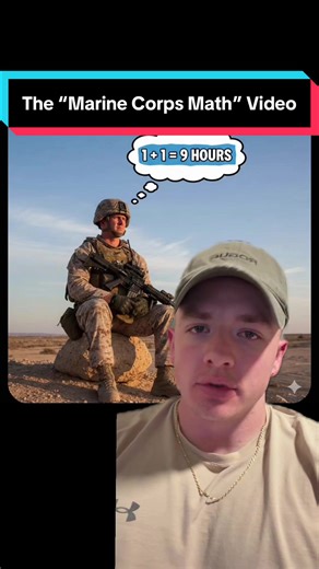 Who doesn’t love some Marine Corps math? #militarylife #parrisisland #basictraining #bootcamp #militarylife