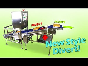 Inclined Checkweigher with Space Saving Divert