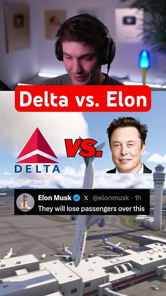 Delta vs. Elon