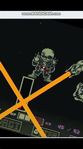 [OUTSPARE] Phase 2 First Attack #undertaleau#sans #outspare #games #切り抜き
