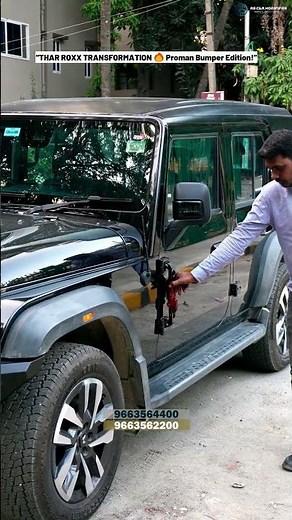 Front & Back Proman Bumper Installed 🤯 Thar Roxx Aggressive Look Upgrade