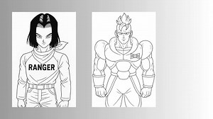 Goku-inspired Anime Coloring Page – Printable Digital Art for Kids & Adults | Fan Art Download | Kame Warrior Style - Etsy UK