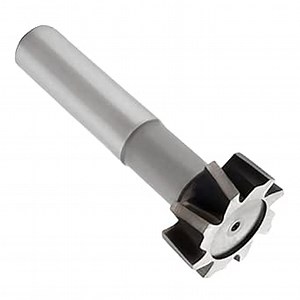 Auniwaig T-Slot Milling Cutters, T Slot End Mill High Speed Steel, HSSAL T Slot End Mill Milling Cutter, 8 Flutes 32mm Cutting Diameter 12mm Depth End Mill