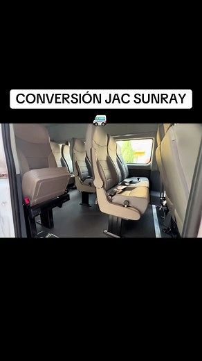 Conversión de JAC Sunray a 16 Pasajeros