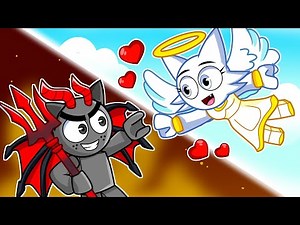 GRAY DEMON and WENDA ANGEL have a FORBIDDEN LOVE in Roblox SNAPCHAT! (sprunki)