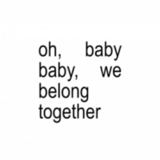 Mariah Carey 'We Belong Together' Lyrics