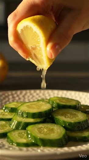 Cetriolo al limone per chiudere leggero!