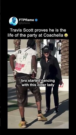 When Travis Couldn't Stop Dancing at Coachella 😂