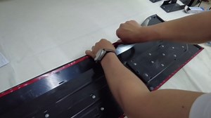 Rapter Style Tailgate Applique Panel Kit Compatible with 2015-2021 F150，Matte Black ABS Tail Rear Gate Panel Trim (Gray, 2015-2017)