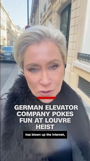 German elevator company pokes fun at Louvre heist