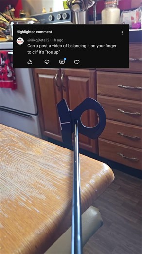 My Knock-off LAB Putters Toe-Up Test#golf #golfer #golfing #golflife #golfshorts #labputter #labgolf