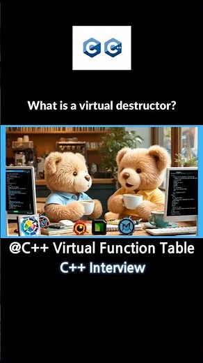 C++ Interview: "Why make a destructor virtual?" (60s Answer) #programming #softwaredevelopment #cpp