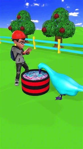 Funny Nick Moments vs Duck 30 #shorts #scaryteacher3d #3danimation