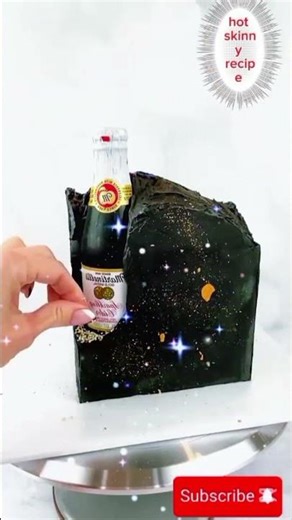 AMAZING Champagne Bottle CAKE Creation