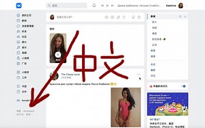 俄罗斯最大的社交网站VK怎么设置中文啊?