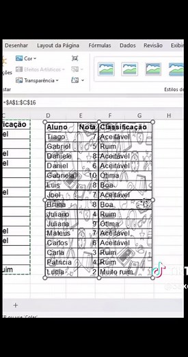 Aprenda a Colocar Imagem como Fundo em Tabela no Excel