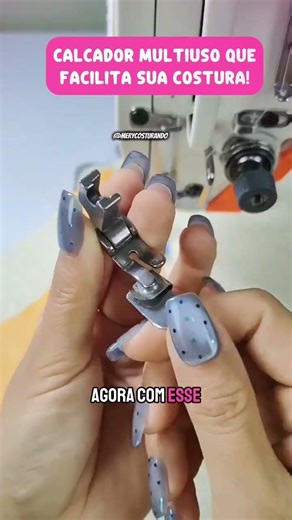 You can also apply tape, do topstitching, join fabric... all with just this one presser foot! 1