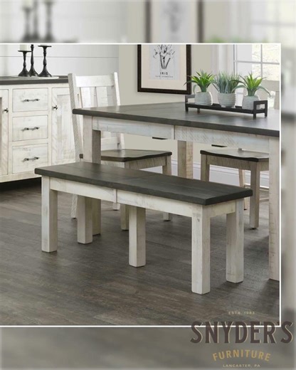 Amish Alamo Extension Dining Bench