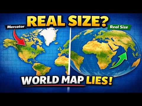 Which World Map is Correct? Mercator vs Equal Area Explained | UPSC 2026