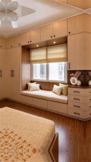 Stop Wasting Window Space | Smart Storage & Window Seat Design for Small Homes #shorts