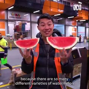 1.8M views · 12K reactions | The Fruit Nerd, Thanh Truong, is back with some tips for picking the sweetest watermelons and some old myths that need to be forgotten | ABC EVERYDAY | ABC Australia | Facebook