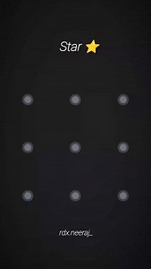 Star ⭐ Pattern Lock 🔐@rdx.neeraj_ #starlock #patternlock #phonelock #smartlock #pattern #lock #trendingreels #trendingaudio #explorepage | Rdx Neeraj Yadav