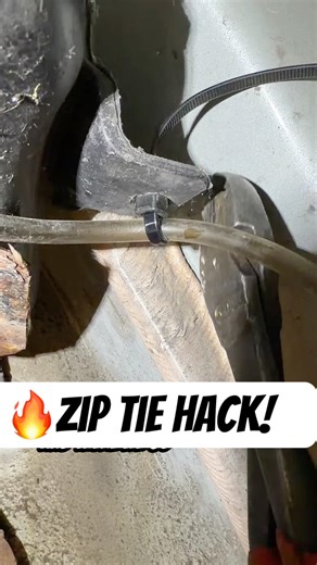 Zip Tie Hack Most People Don’t Know 😳 #mechanic