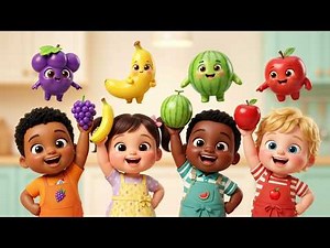 Learn Colors with Fruits Song | Fun & Healthy Eating for Kids | Tiny Tunes Kids