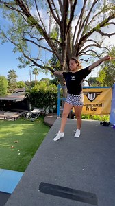 New tricks don’t always go well 🤪 not very graceful 🥲 #trampwall #fail | Amanda Lynn