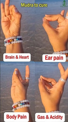 Brain, Ear, Body Pain & Gas Relief with 4 Powerful Mudras | Yoga Shakti