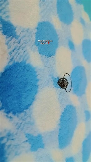 how to make a ring with the help wire#ring#rose#wire#short